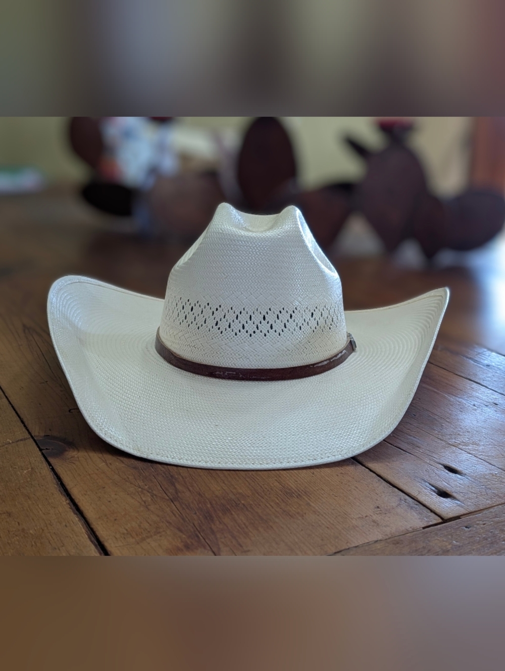 New Atwood 100X Straw Hat 7 Long Oval